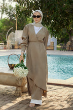 Brownish Calm Dress