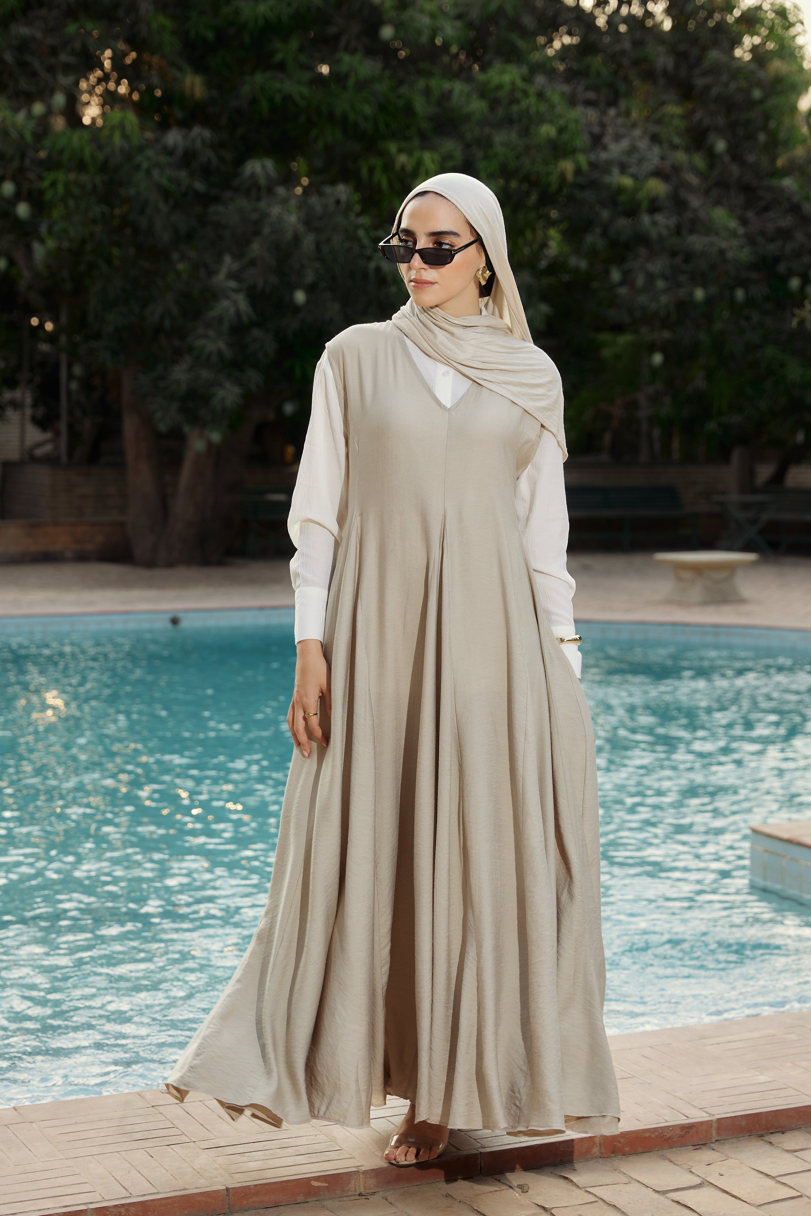 Layer it dress-Coffe