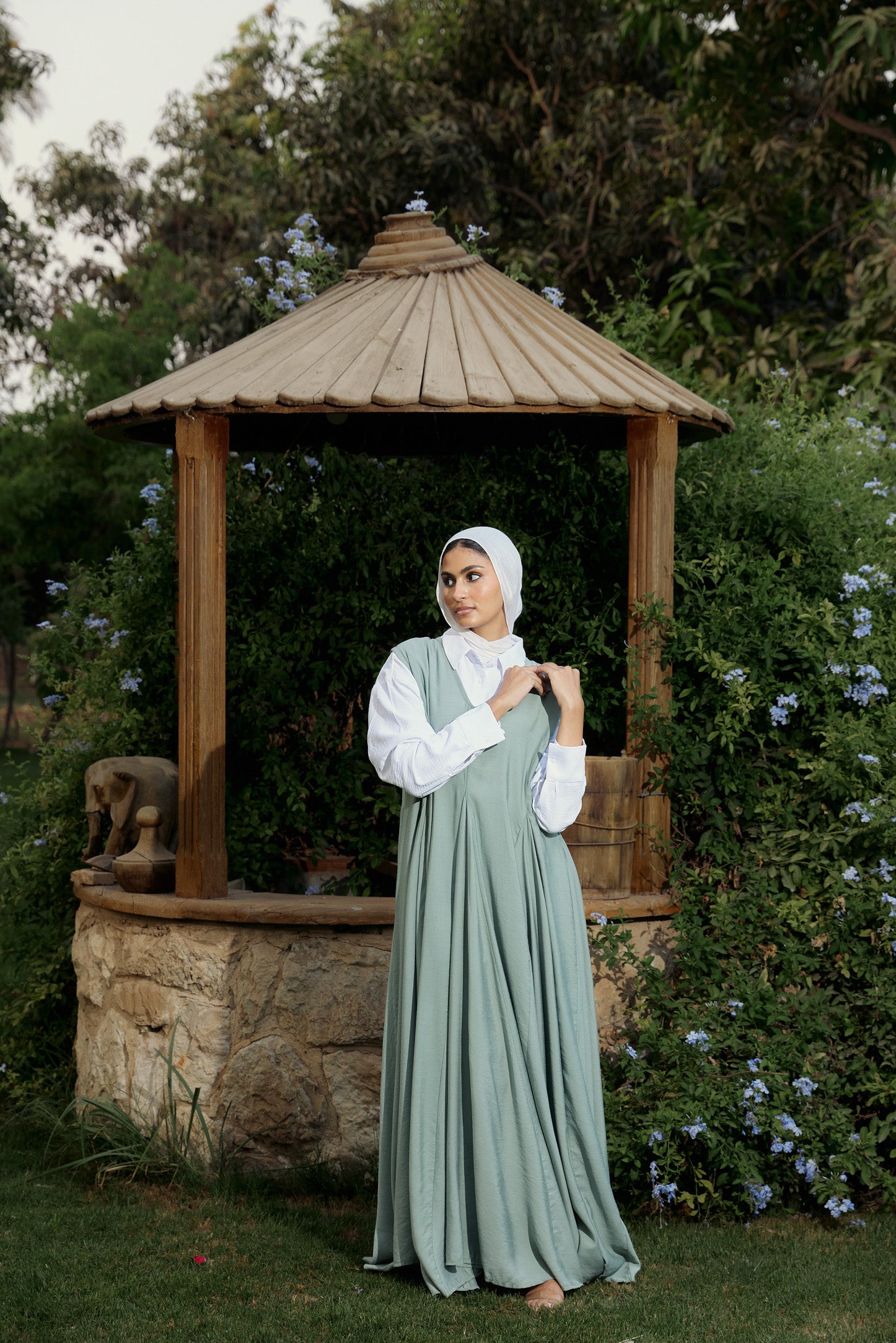 Layer it dress-Mint green