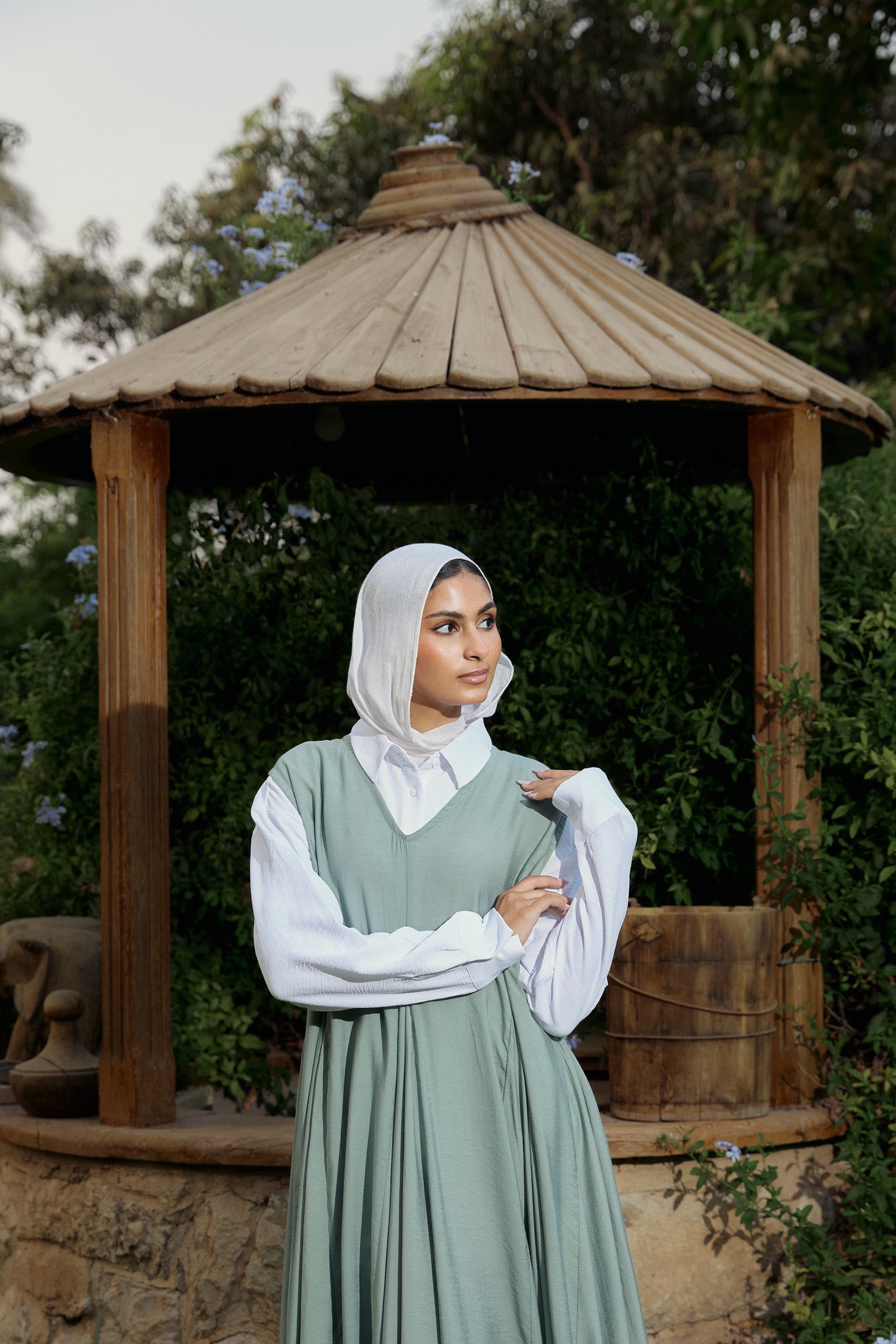 Layer it dress-Mint green