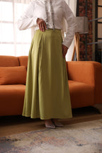 Layal Skirt - Light Olive