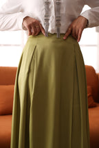 Layal Skirt - Light Olive