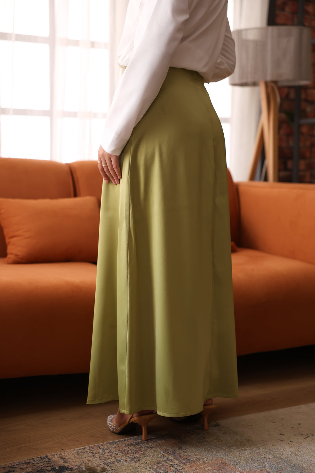 Layal Skirt - Light Olive