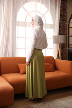 Layal Skirt - Light Olive