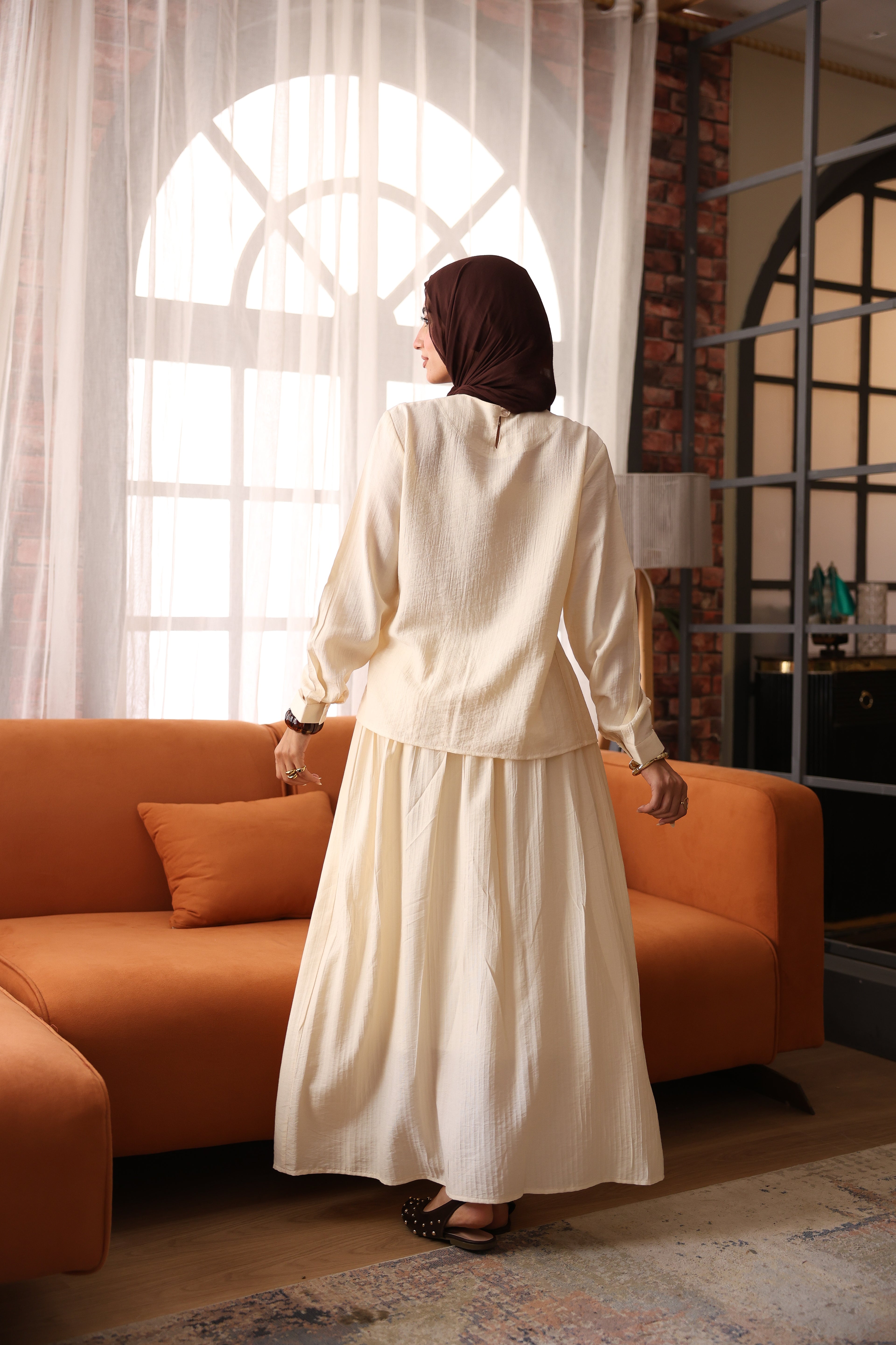 Safa Set - Butter Yellow
