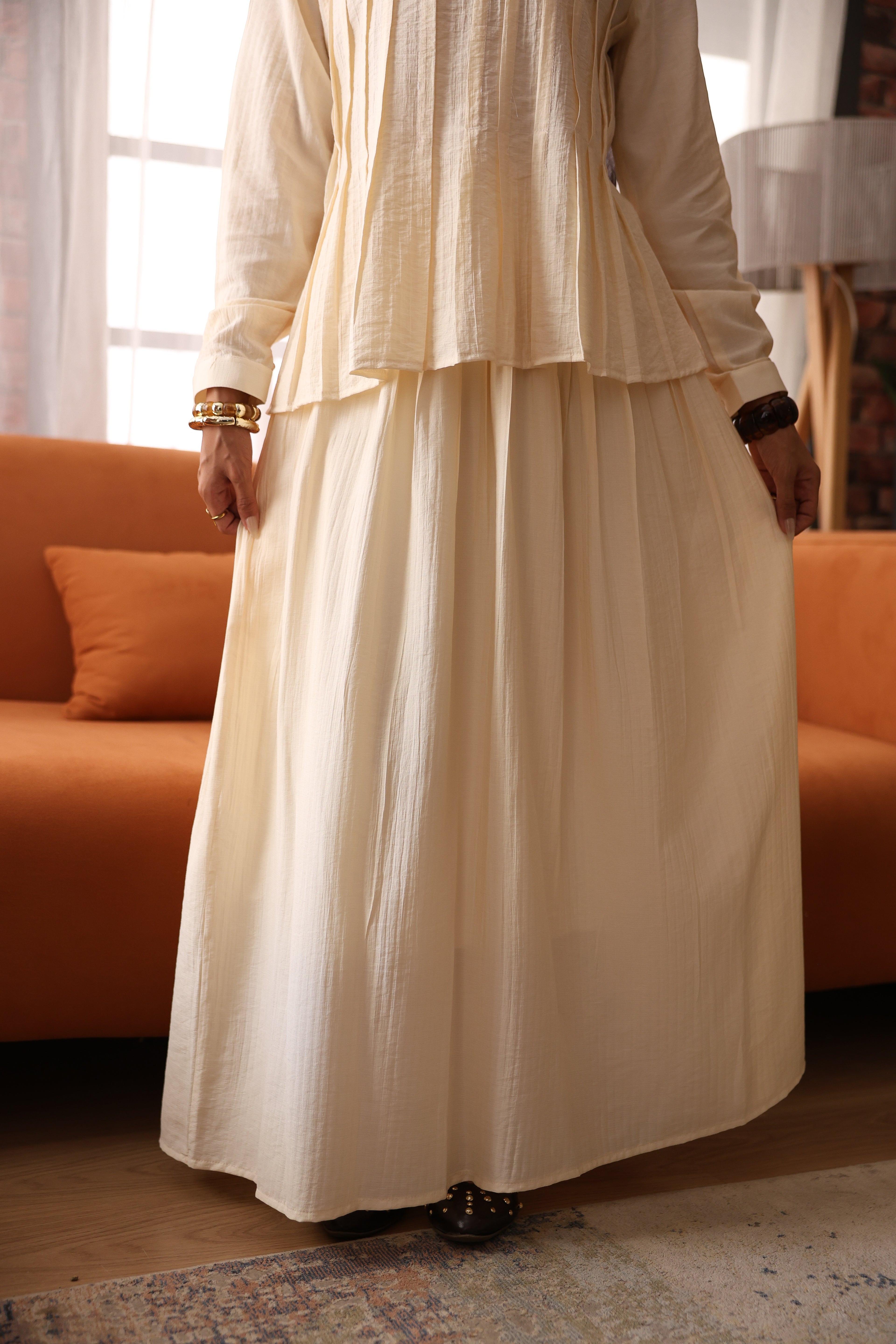 Safa Set - Butter Yellow