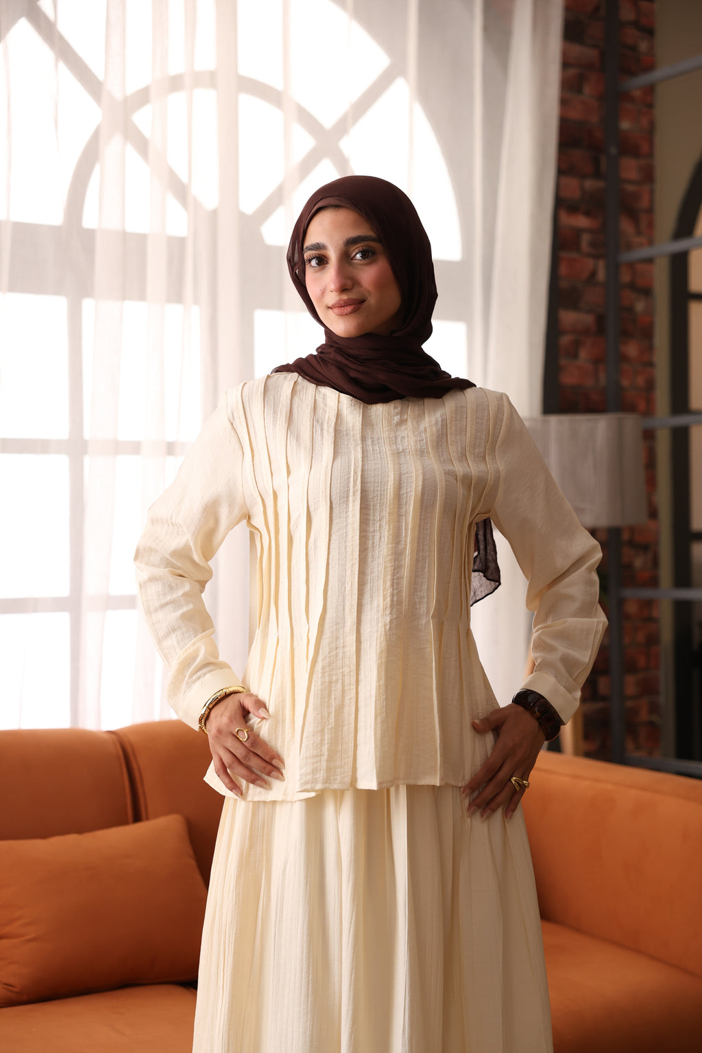 Safa Set - Butter Yellow